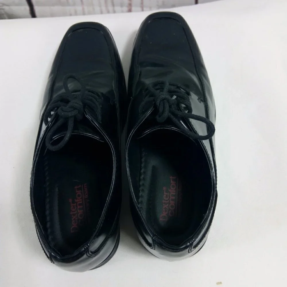 Dexter Comfort Memory Foam Men's Black Dress Shoes